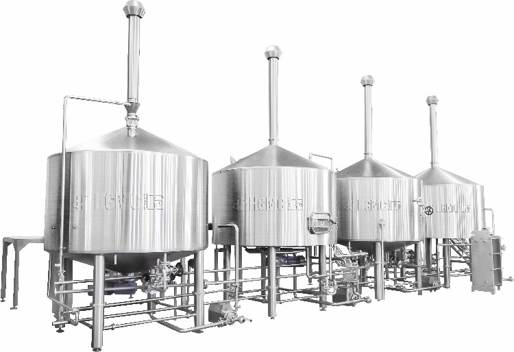 酒厂日产50吨的大型精酿啤酒啤酒生产设备